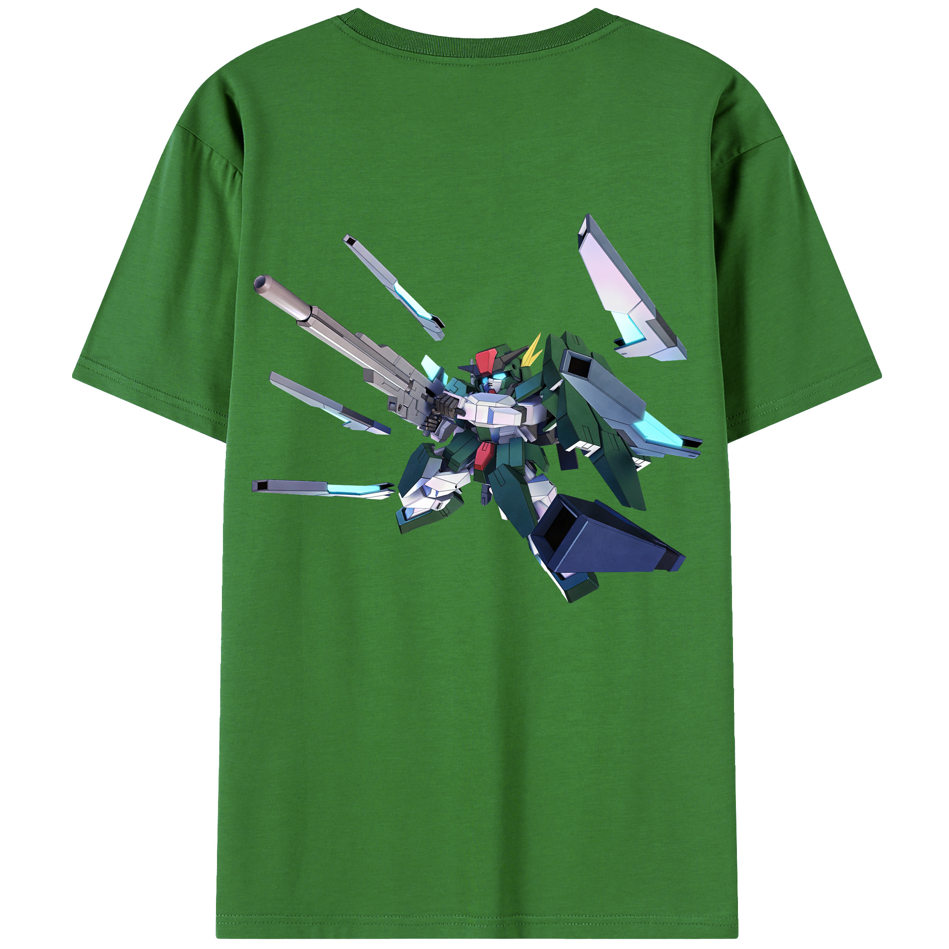 （画像用） 機動戦士ガンダム Mobile Suit Gundam レディース半袖Tシャツ(バックプリント)